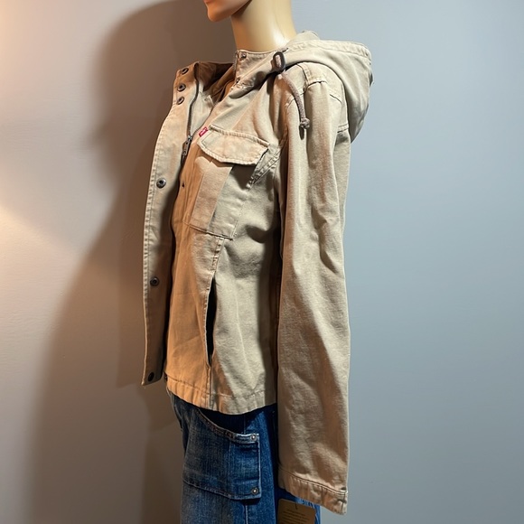 Levi Strauss Khaki Jacket with hood - Picture 3 of 13